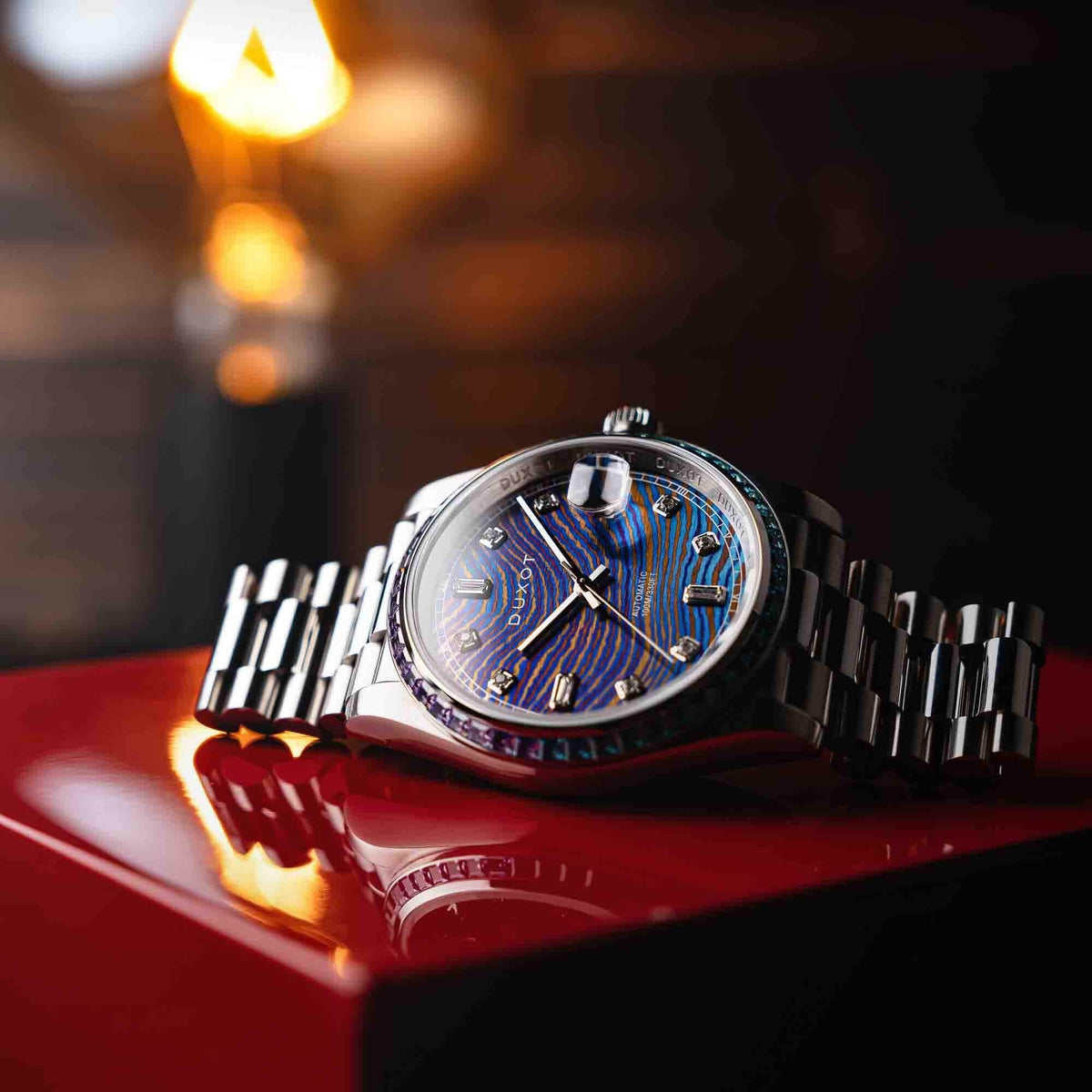 Duxot Serenata Rainbow Diver Automatic Damascus Limited Edition