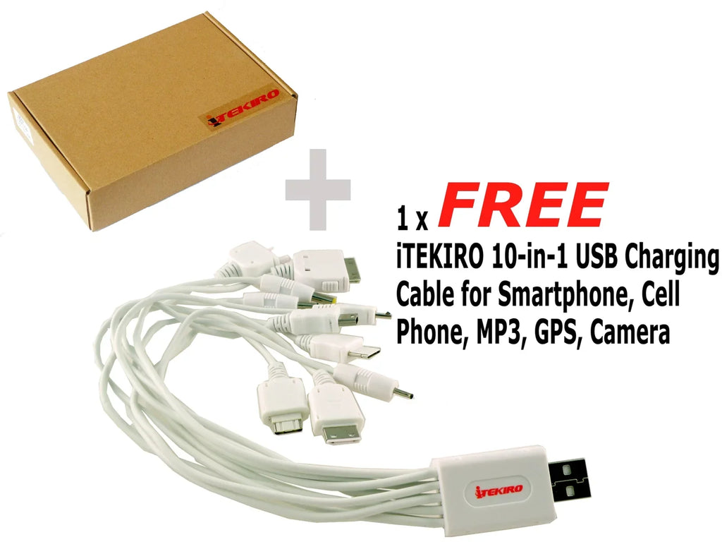 iTEKIRO 65W  Adapter for Lenovo Ideapad 100S 80R900BYCF, 100S 80R900C0CF, 100S 80R900FYUS, 110, 110-14IBR 80T6 14", 110 80T6000WUS, 110 80T6000XUS, 110 80T60020CF