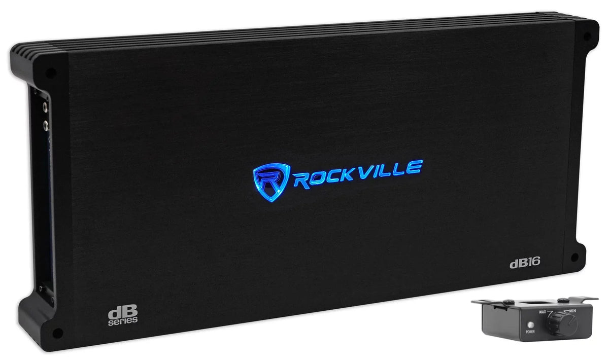 (2) Rockville   12" 8000 Watt Subwoofers+Sealed Sub Box+Mono Amplifier+Amp Kit