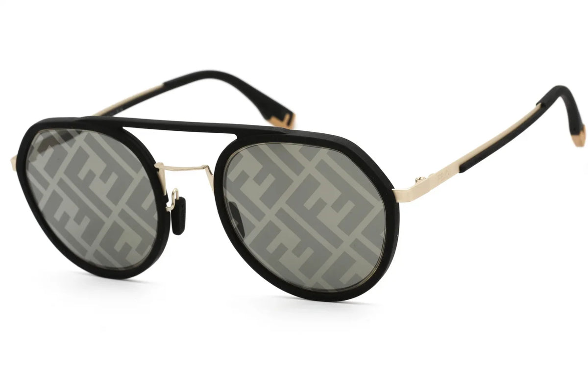 Fendi Pattern Pilot Men's Sunglasses  02C 51