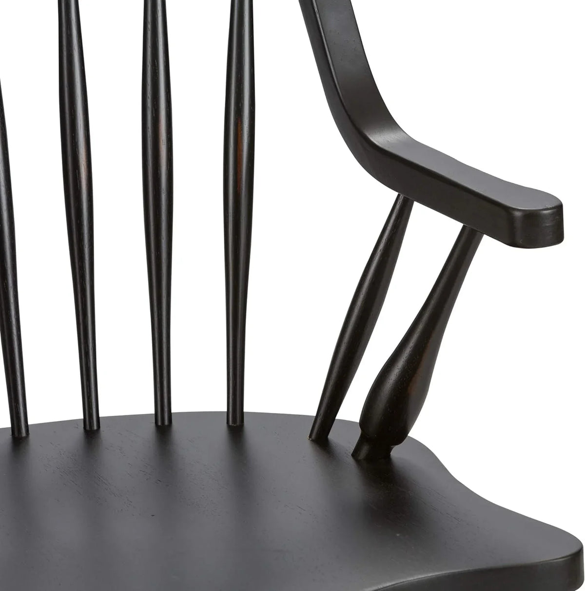 Windsor Back Arm Chair,     , Black