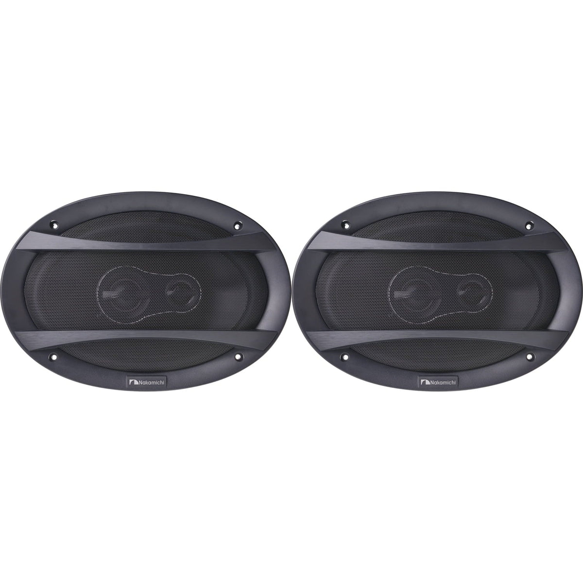 Nakamichi 6x9" 3 Way Coaxial Speakers 4 Ohm 500 Watts Max Power  Pair