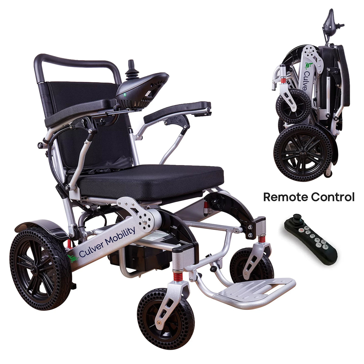 Alton Mobility - Exclusive Lightweight and Foldable Electric Power Wheelchairs 360lbs - 500W - 20 miles -