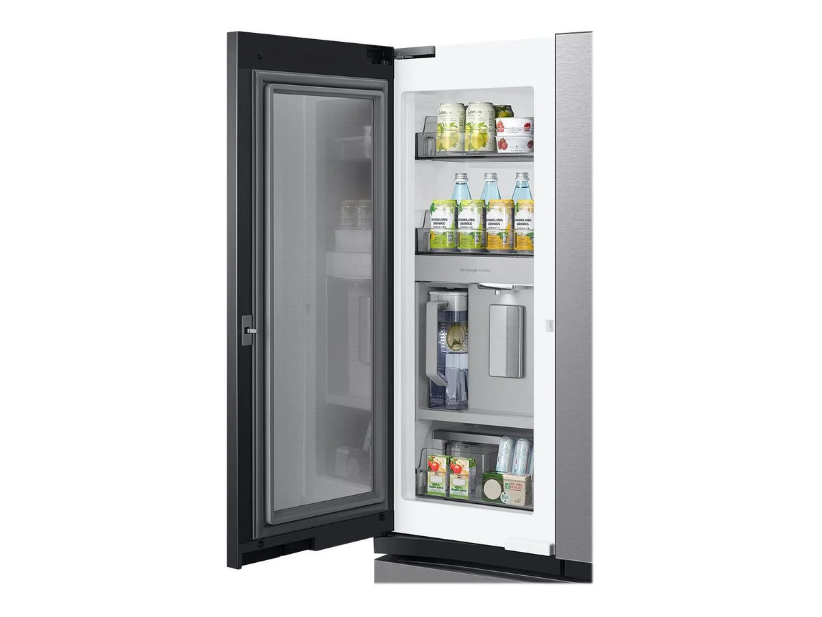 Samsung Bespoke 3-Door French Door Refrigerator (30 cu. ft.) with Beverage Center