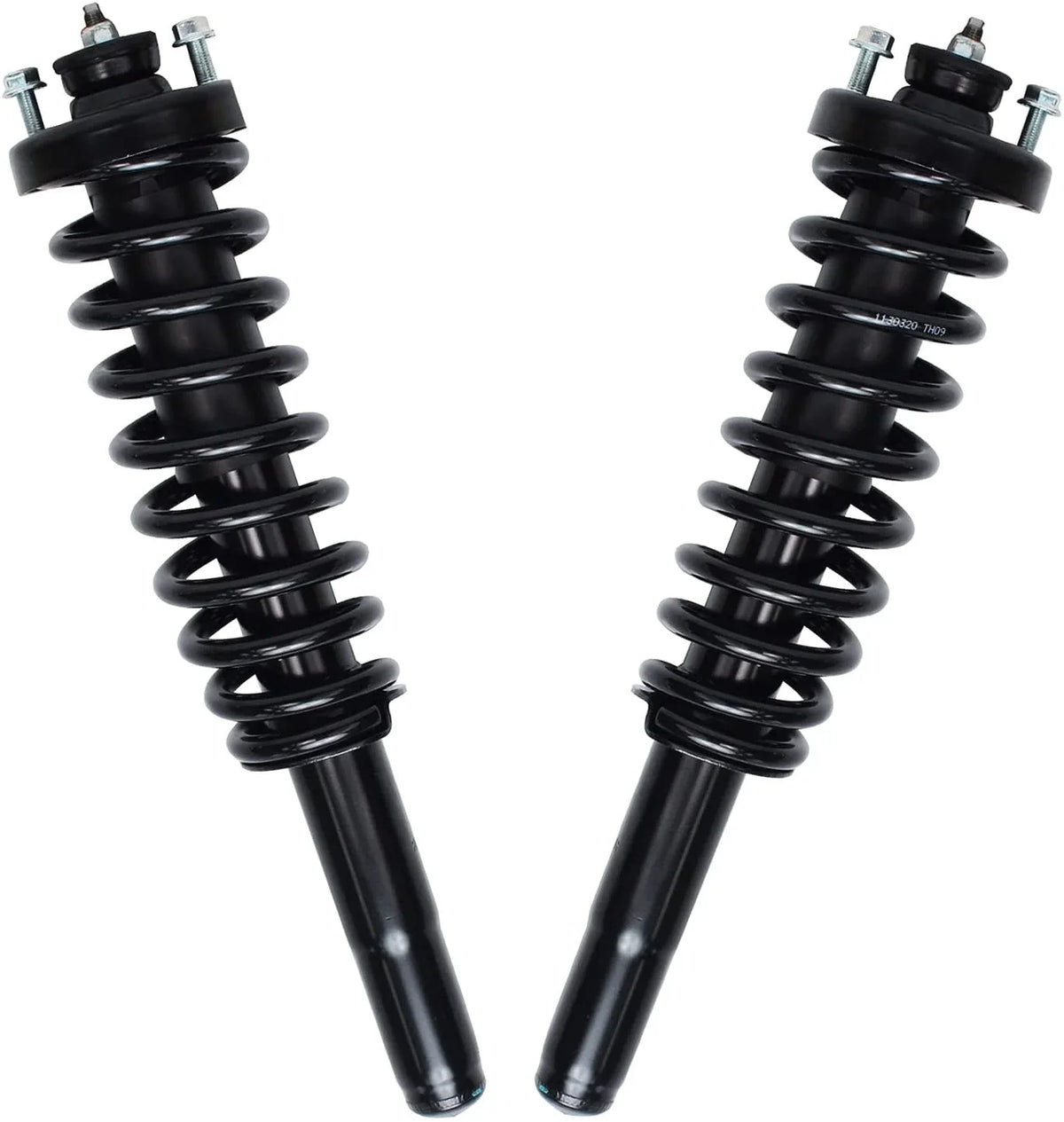 Detroit Axle - Front Struts for 1997-2001 Honda - Complete 2 Struts w/Coil Spring 1998 1999 2000 Replacement Quick Install Ready Struts Assembly