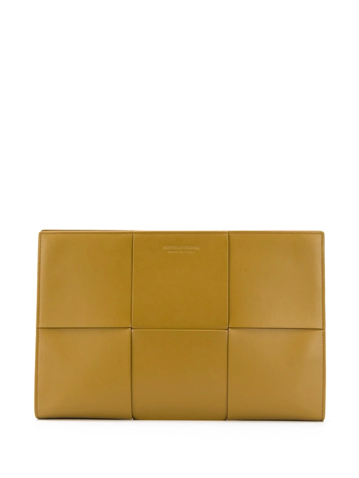 Women's Brown Leather Woven Strapless