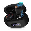 UrbanX True Wireless Bluetooth Earbuds + Charging Case, Black, Dual Connect,  Water Resistance, Bluetooth 5.2 Connection, Balanced, Bass Boost Compatible with Lenovo Tab 4 10 Plus