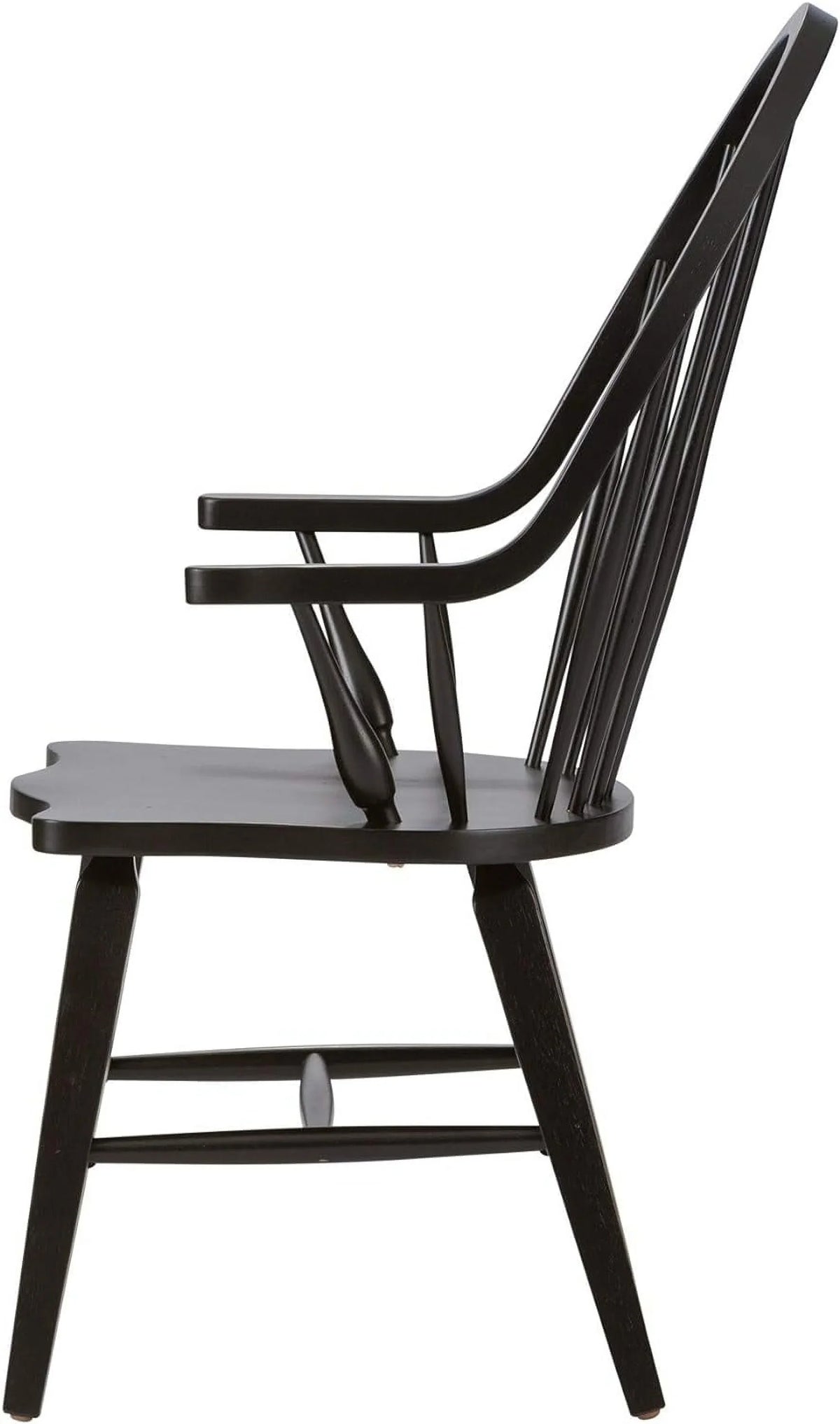 Windsor Back Arm Chair,     , Black