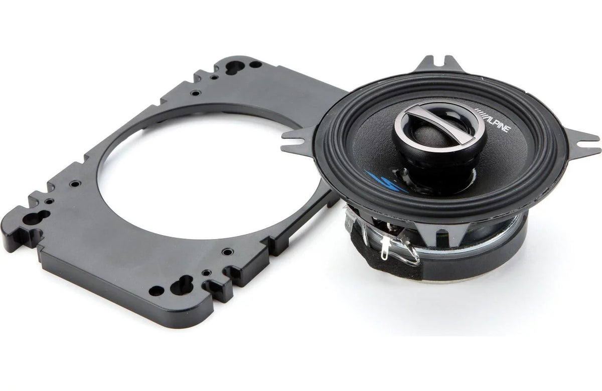Alpine -Series 4 Coaxial 2-Way Speaker Set - -"
