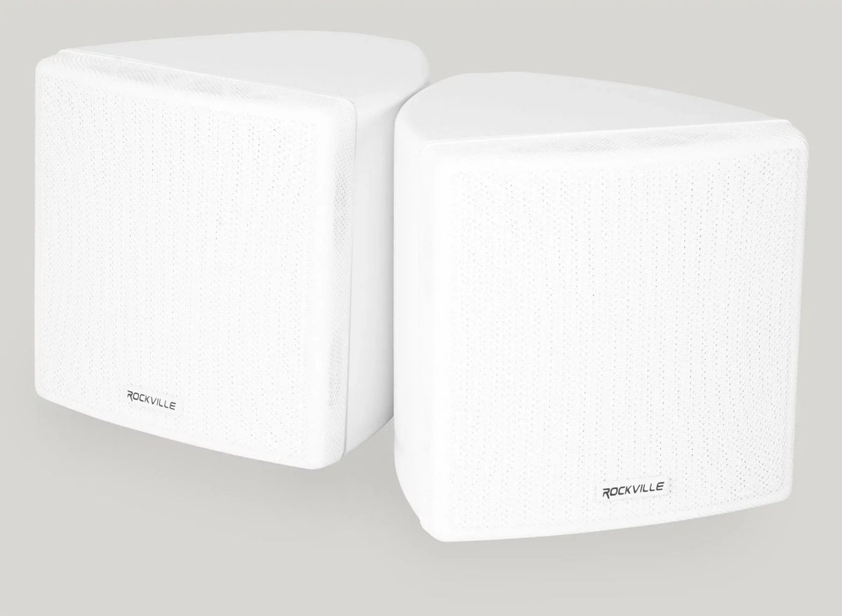 6-Zone Amp+4) 3.5" White Cube+2)  Pendant+Ceiling Speakers for Restaurant/Bar