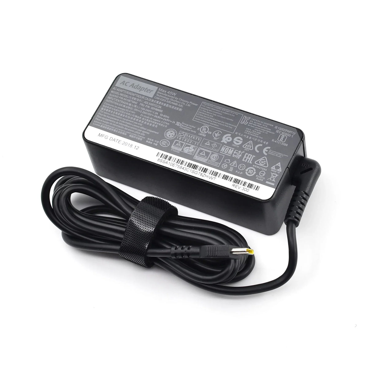 45W - Power Adapter for Lenovo Yoga , Yoga 910-13, Yoga 720-13, Miix 630-12, IdeaPad 720s-13, Chromebook  and ,