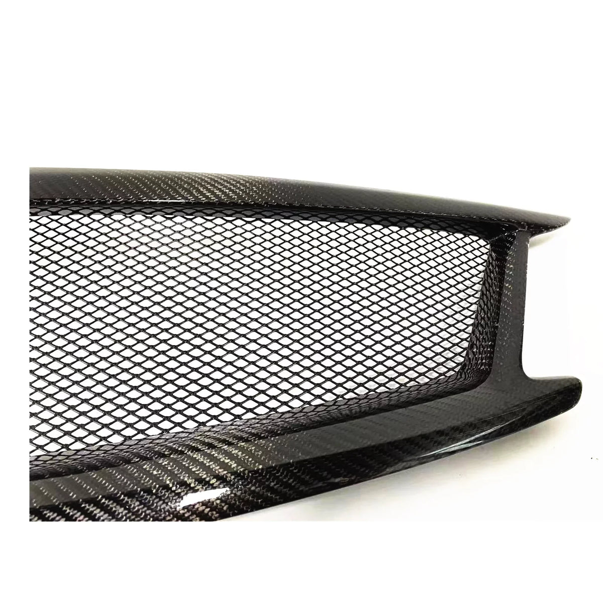 Front Car Bumper Grille Grill for Infiniti   Nissan Skyline 2010-2014 Sedan Carbon Fiber