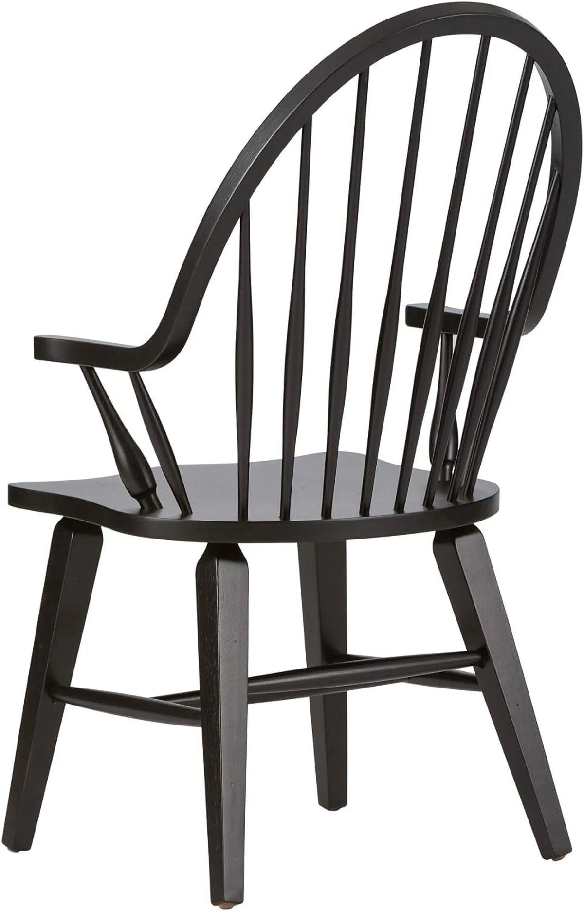 Windsor Back Arm Chair,     , Black