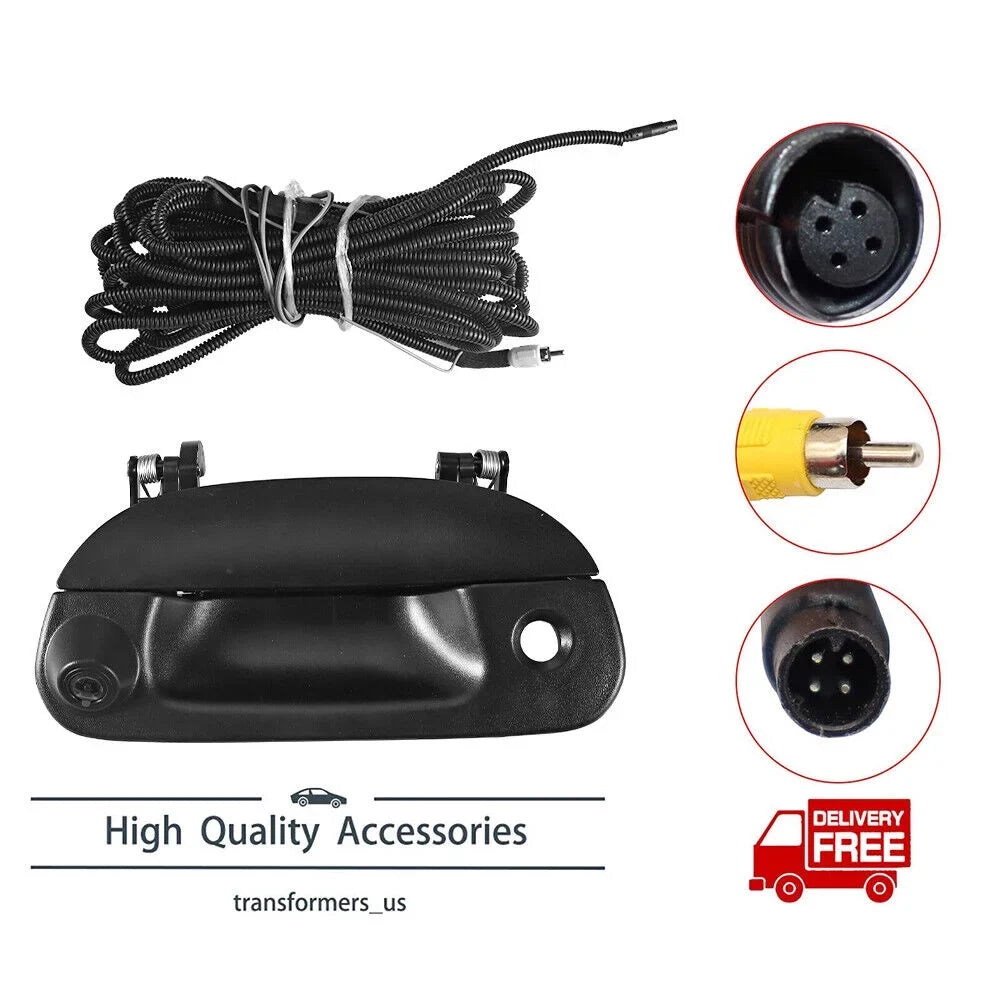 Paddsun     97-07 Rear View Backup Camera Kit w/ Wiring & Tailgate Handle
