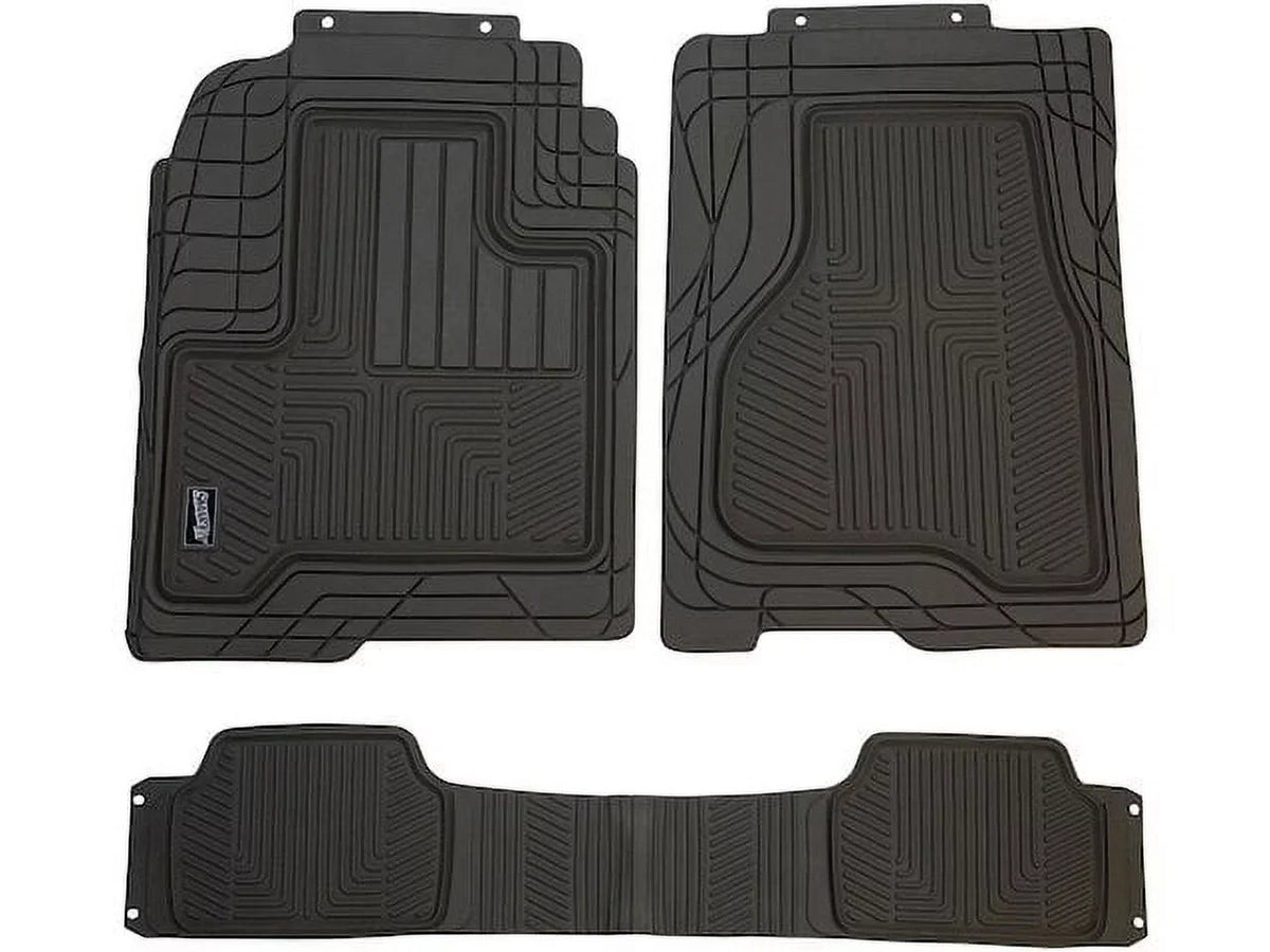 Floor Mat Set 3 Piece - Compatible with 1984 - 1990 Ford Bronco  1985 1986 1987 1988 1989