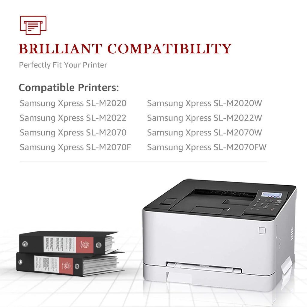 2-Pack -  111S 111L  Compatible Toner Cartridge for Samsung - 111S Xpress      Printer (Black)