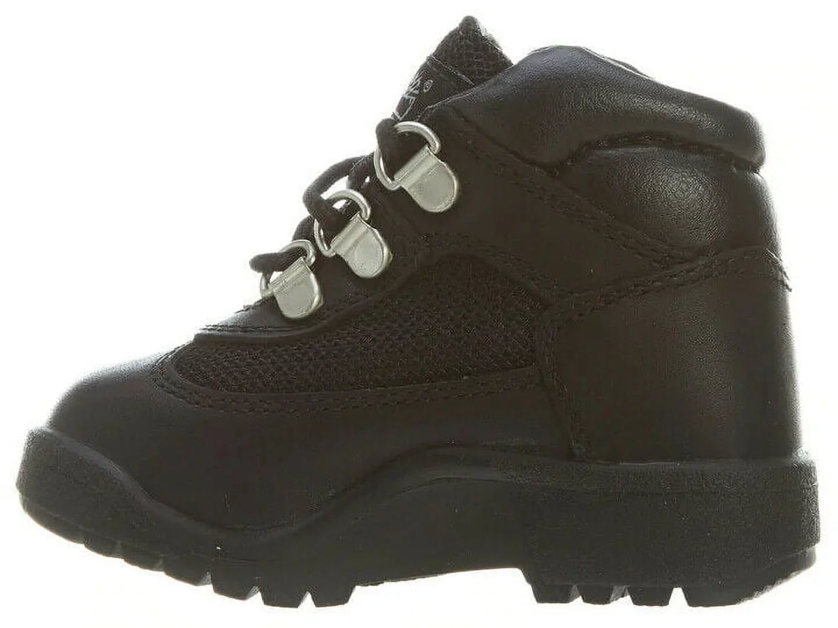 Timberland 15806 Baby Toddler Black Leather & Mesh Field Boot Shoes  (6.5)