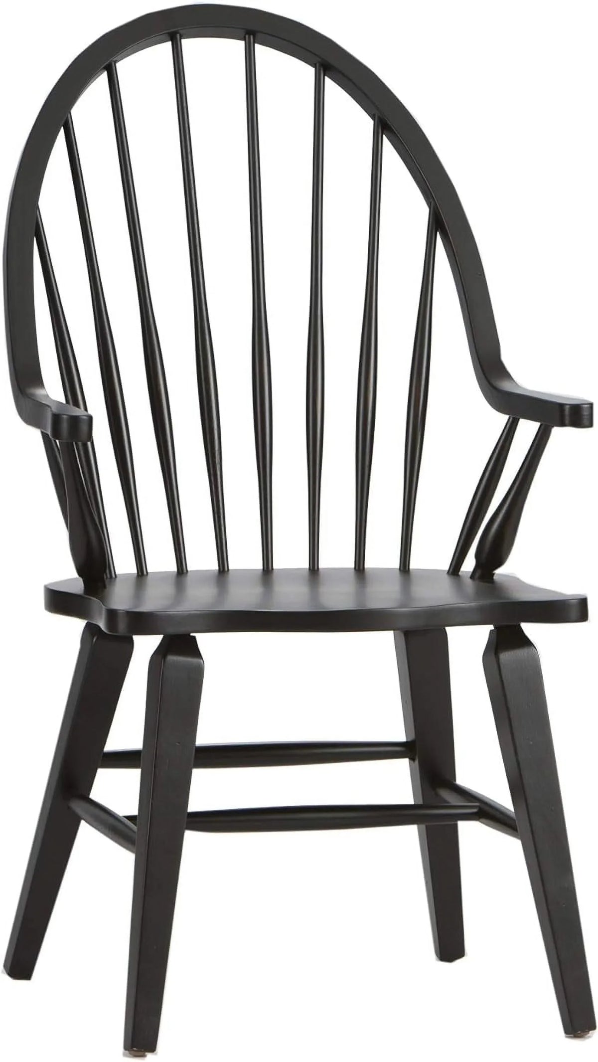 Windsor Back Arm Chair,     , Black