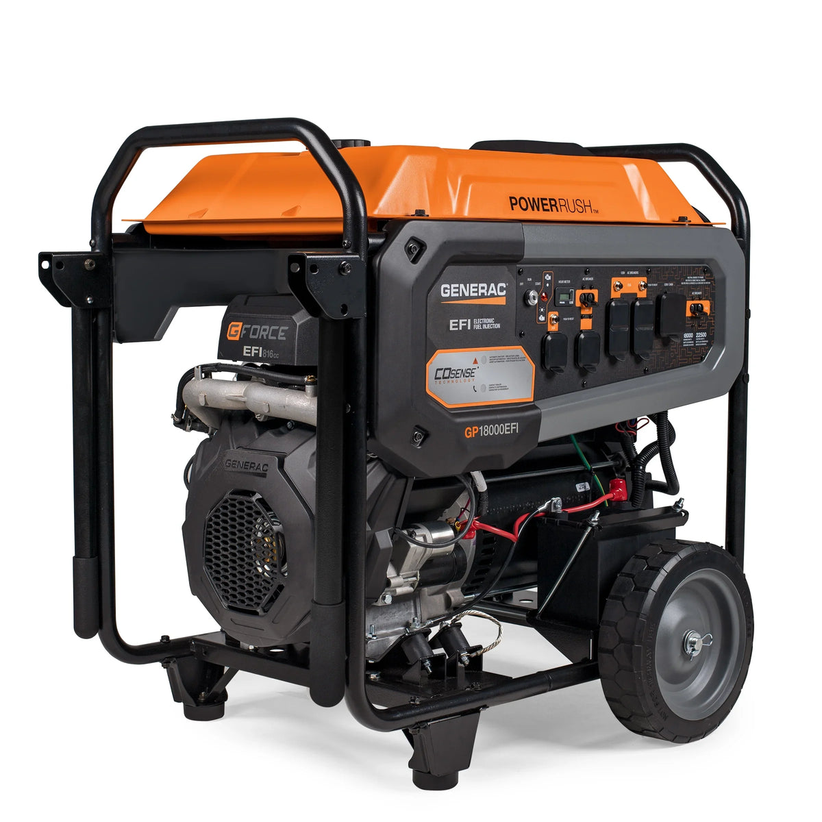 Generac 8917  18000 Watt Electric Start Gas Powered Portable Generator with COSense - 50ST