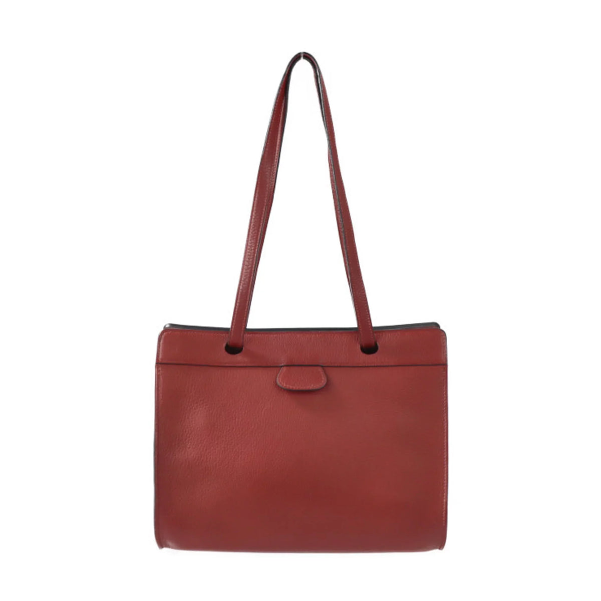 Pre-Owned  Hermes Museau Shoulder bag Taurillon Clemence Rouge Ash Tote □ stamp (Good)