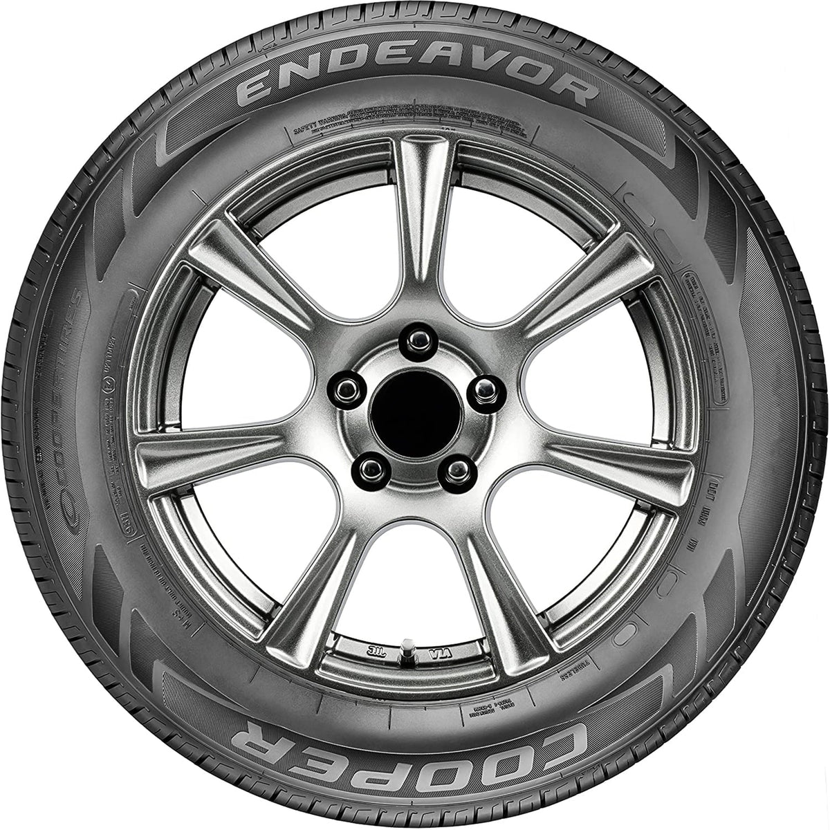 Set of 4 () Cooper Endeavor 225/50R17 98V   / All Season Tires Fits: 2012-15 Chevrolet Cruze , 2012-18 Ford Focus Electric