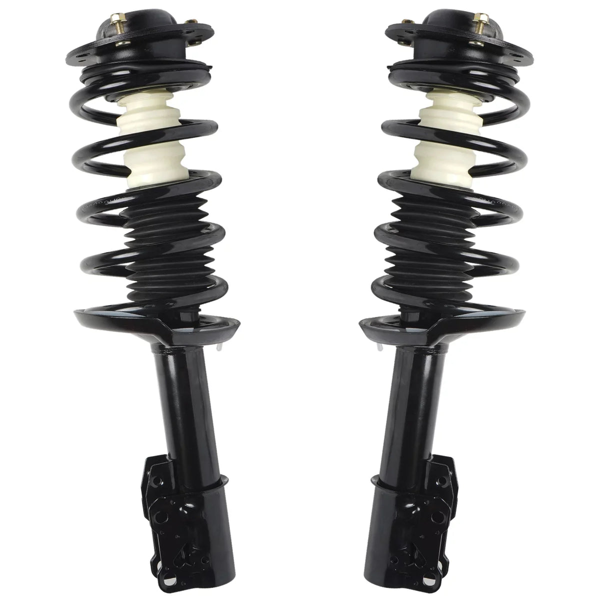 Detroit Axle - Front Struts w/Coil Springs for 2004-2012 Chevy Malibu, 2005-2010 Pontiac , 2007-2009 Saturn Aura, 2pc Front Struts Complete Assembly 2006 2008 2010 2011 Replacement