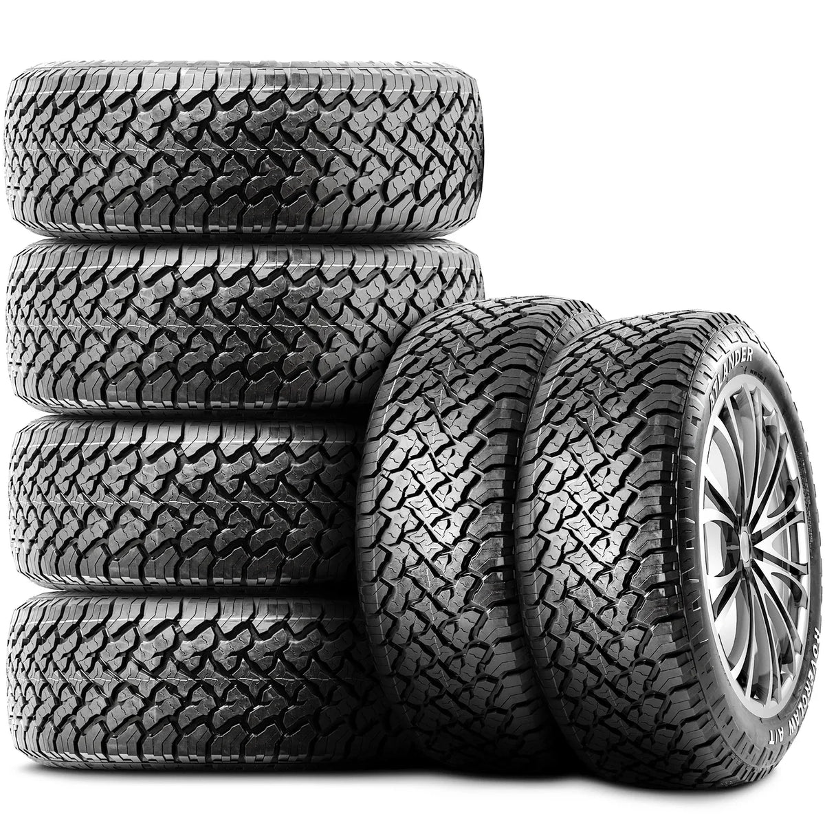 Atlander Roverclaw /  245/75R16 Load  10 Ply  All Terrain Tire Fits: 2015 Toyota Tacoma  Pro, 1995-2002 Chevrolet Tahoe