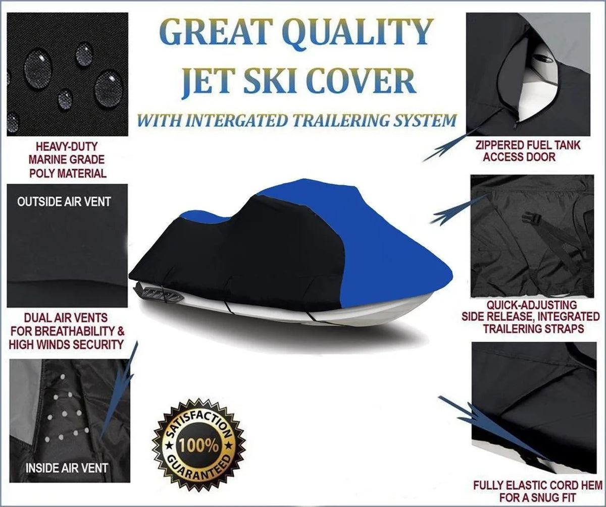 /  -, 600  Jet Ski  Watercraft Cover Compatible for Kawasaki Ultra  2007 2008 2009 2010 2011 2012 2013 2014 2015 2016 2017 2018 2019 2020 2021 2022