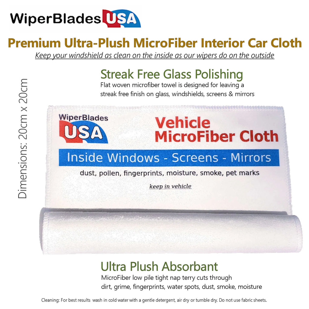 2019 Cadillac  Base Performance Beam Wipers (Set of 3) w/Rear Wiper