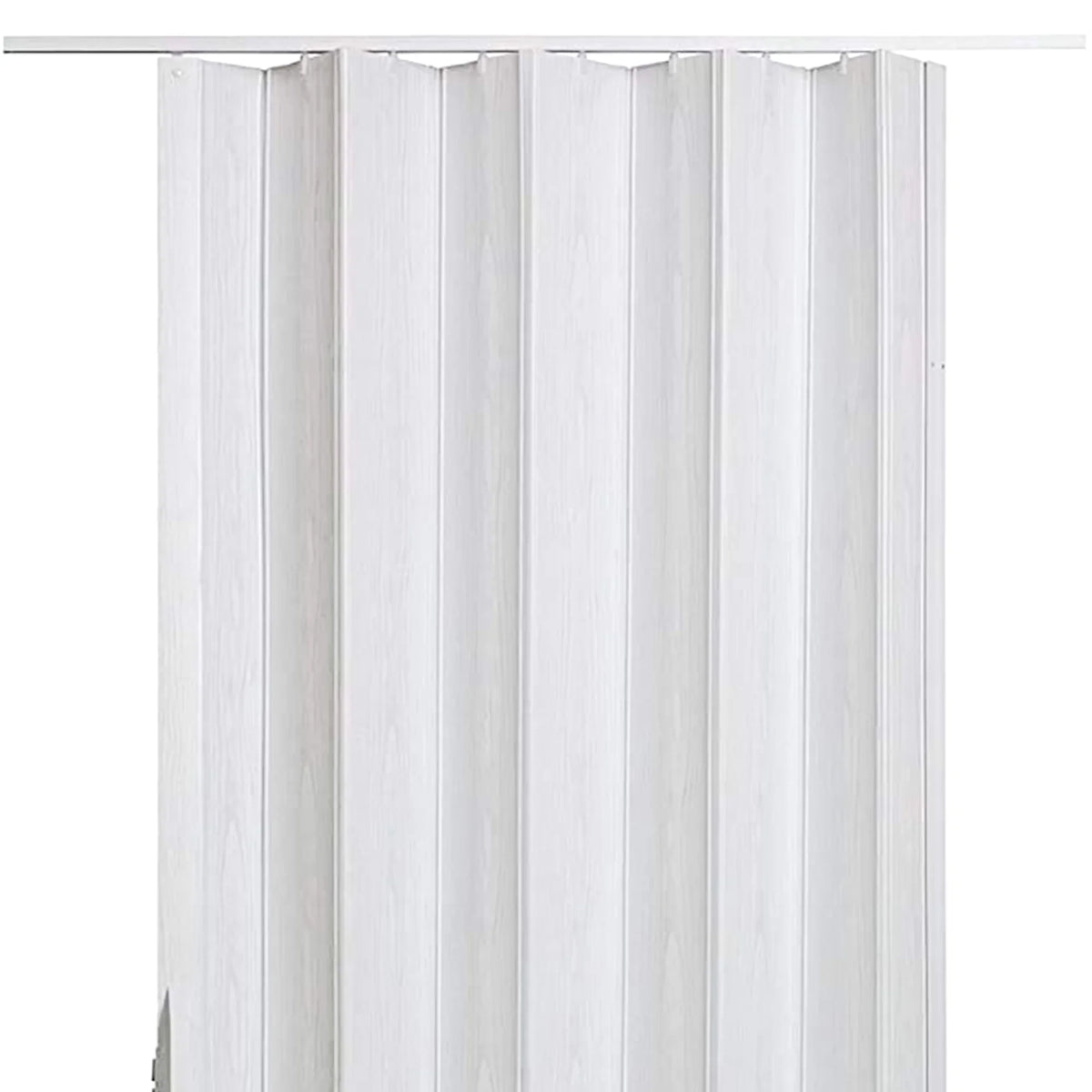 Home Products Via 36" x 80" Vinyl Hinged Single Folding Door, White