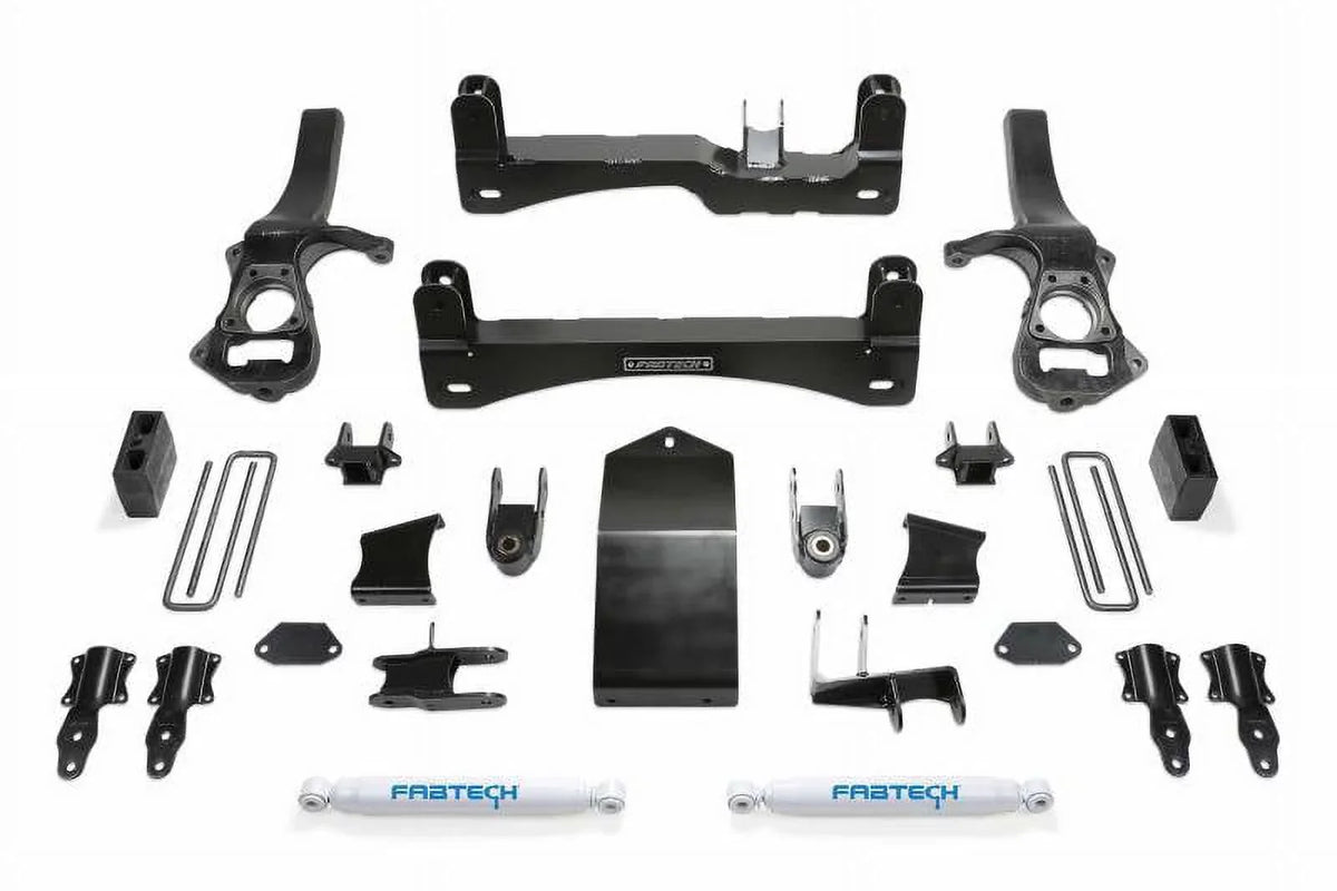 Fabtech 2019 Fits Chevrolet Silverado  Sierra 1500 Pickup  Shocks 6"  System