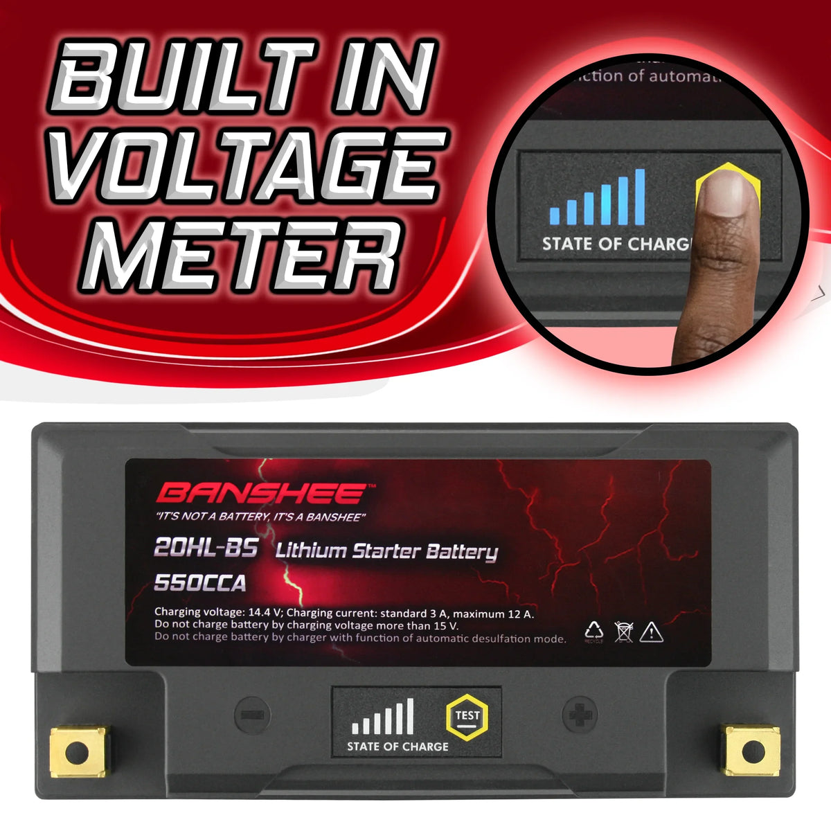 Banshee - LiFePO4 Motorsports Battery Compatible with Sea-Doo 3D  2005 to 2005